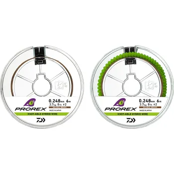 Nástraha Vázací lanko Hybrid Knotable Wire Daiwa Prorex - 6 m - 6 m, 0,226 mm, 2,9 kg