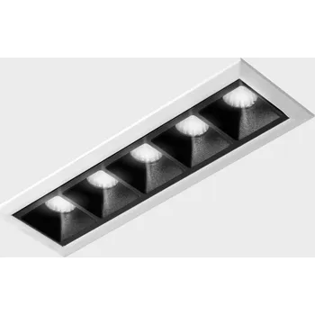 Koupelnové svítidlo KOHLLIGHTING NSES zapuštěné svítidlo s rámečkem bílá-černá 10 W 4000K DALI - KOHL-Lighting KHL K51300.04.RF.WH-BK.15.ST.9.40.PU