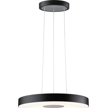 Svítidlo PAULMANN LED závěsné svítidlo 3-krokové-stmívatelné Puric Pane 2700K 1./ 1.22W černá/šedá stmívatelné - PAULMANN P 79517