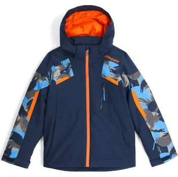 Chlapecká bunda Chlapecká lyžařská bunda Spyder LEADER - tmavě modrá 200