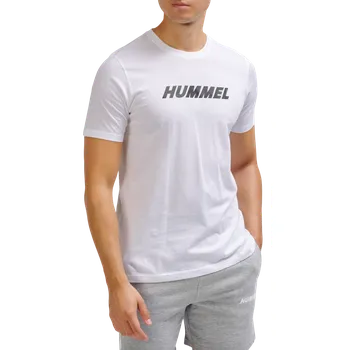 Pánské oblečení Triko Hummel hmlELEMENTAL LOGO COTTON TEE 225882-9001 Velikost S