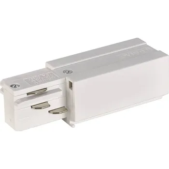 Bodové svítidlo SLV - BIG WHITE NAPÁJEč, pro vysokonapěťovou 3fázovou nástavnou PŘÍPOJNICi EUTRAC země vpravo, bílý - BIG WHITE (SLV) LA 1001514