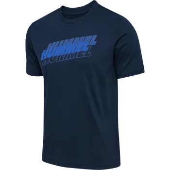 Pánské tričko Triko Hummel hmlGRAPHIC TRIPLE LOGO COTTON TEE 226213-7459 Velikost S