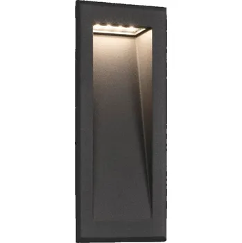 Venkovní osvětlení FARO SOUN 105 zapuštěné svítidlo do zdi, tmavě šedá - FARO FARO 70833