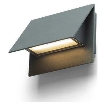 Venkovní osvětlení RED - DESIGN RENDL GERI nástěnná antracitová 230V LED 5W IP54 3000K - RED - DESIGN RENDL RED R13561