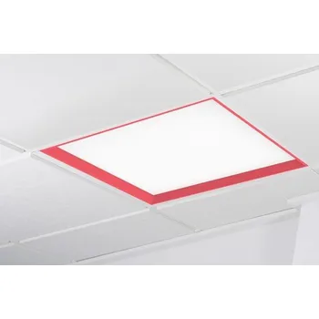 Bodové svítidlo KOHLLIGHTING WINNER LED panel tmavě růžová 4000K nebe DALI 37W čtverec - KOHL-Lighting KHL K50502.FL.SK.4K.DA