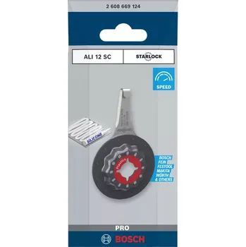 Pilový kotouč Víceúčelový pilový list na silikon Bosch PRO ALI 12 SC - 4x12mm, Starlock, pro multifunkční nářadí - oscilační brusku (2608669124)