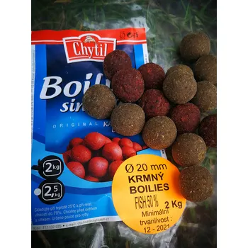 Boilies CHYTIL Krmný boilies Meat 50% Hmotnost a průměr: 2 kg 24 mm
