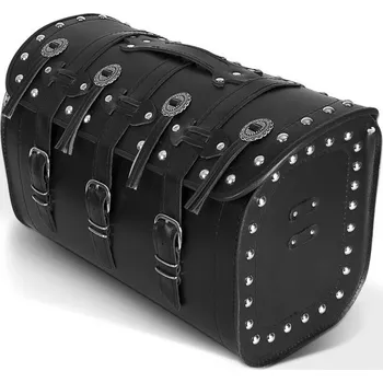 Zavazadlo na motocykl Kožený kufr na motorku TXR TK8E se zámkem