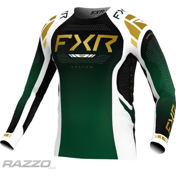 Moto dres Pánský MX dres FXR Helium MX Jersey Emerald 2025 M