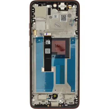 LCD display + dotyková deska + přední kryt pro Motorola Edge 50 Neo, poinciana (Service Pack) + DOPRAVA ZDARMA