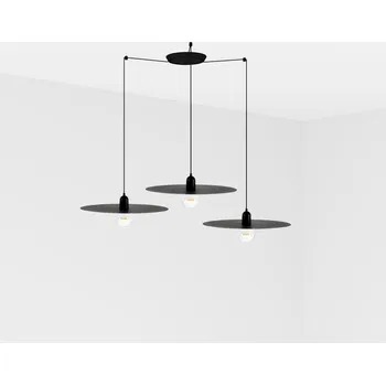 Osvětlení FARO PLAT závěsné svítidlo, černá, 3L - FARO FARO 68145-3L