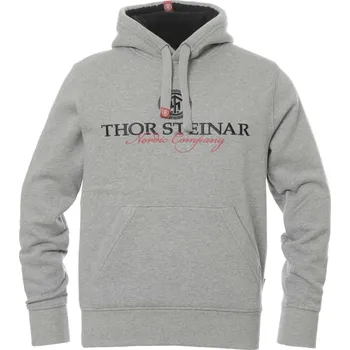 Pánská mikina Thor Steinar Support Mikina s Kapucí Světle šedá 4XL