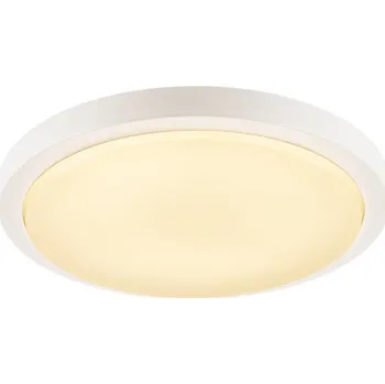 Venkovní osvětlení SLV - BIG WHITE AINOS stropní svítidlo LED 3000K kulaté bílé se senzorem - BIG WHITE (SLV) LA 229971