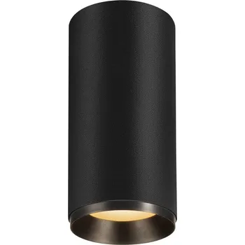 SLV - BIG WHITE NUMINOS® CL PHASE L vnitřní LED přisazené stropní svítidlo černá/černá 2700 K 24° - BIG WHITE (SLV) LA 1004314