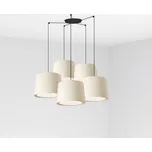 FARO CONGA závěsné svítidlo, bílá, 5L - FARO FARO 64314-54-5L