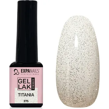 Lak na nehty UV/LED Gel lak - Titania třpyt 5 ml