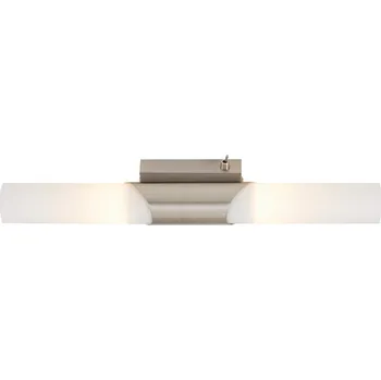 Koupelnové svítidlo BRILONER Nástěnné svítidlo 43,5 cm 2x E14 40W matný nikl - BRILONER BRI 2125-022