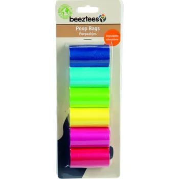 sáček na exkrement Beeztees Sáčky na psí exkrementy Rainbow 6x20ks