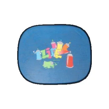 autokoberec WALSER Sluneční clony boční Graffiti 2ks