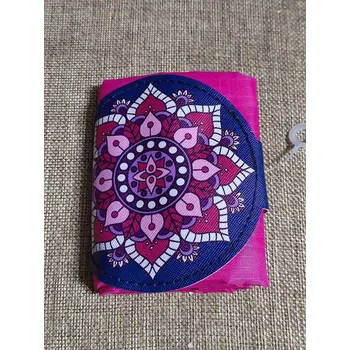 Nákupní taška Skládací nákupní taška růžová mandala