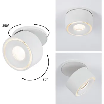Bodové svítidlo PAULMANN Vestavné svítidlo LED Spircle bílá mat 8,0W 3.000K 36° - PAULMANN P 93372