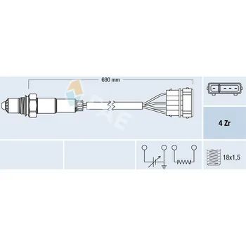 Lambda sonda Lambda sonda FAE 77128