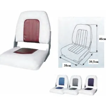 Člun OEM sedačka do lodi - 75 Barva: bílo/modrá