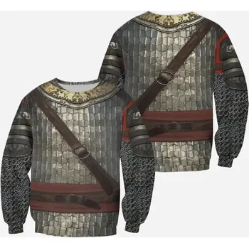 Dámská mikina Mikina s potiskem rytíř zbroj knight 3D CS369 Velikost: 4XL, Barva (Varianta): Svetr