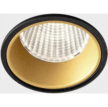 Koupelnové svítidlo KOHLLIGHTING VERSUS zapuštěné svítidlo s rámečkem černá-zlatá 10 W 4000K DALI - KOHL-Lighting KHL K51100.02.RF.BK-GL.38.ST.8.40.DA