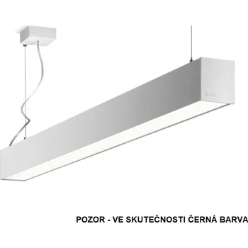 HALLA Svítidlo závěsné LINA80 LED modul 36,1W 4470lm 4000K (08-501K-20GEE/840, B) černé (bez závěs.lanka) - HALLA - HALLA HAL 08-501K-20GEE/840, B
