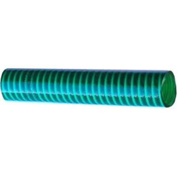Zahradní hadice HADICE SPIROTEC SUPERFLEX GREEN - tlaková a sací hadice pro fekálie a kapaliny, zelená/trasp. (-25/+60°C), bal. 50 m, 32/38,4 mm