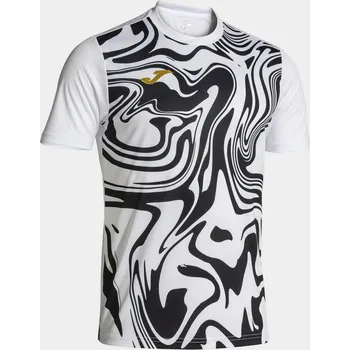 Pánské tričko Sportovní triko JOMA Lion II White Black XL