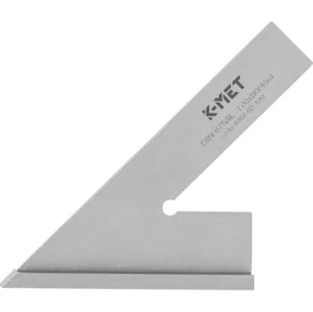 Úhloměr Úhelník příložný 45° din 875/2, 25x5 mm/200x130 mm (4007-02-200)