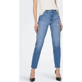 Dámské džíny Only dámské džíny Emily s vysokým pasem středně modré Velikost: 25/30