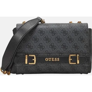 Kabelka Kabelka Guess Sestri s logy - Barva Černá, Materiál Imitace Kůže 56128 SZ900121