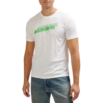 Pánské tričko Triko Hummel hmlGRAPHIC TRIPLE LOGO COTTON TEE 226213-9001 Velikost S