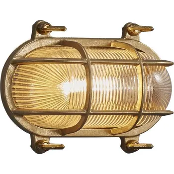 Venkovní osvětlení NORDLUX Venkovní nástěnné svítidlo Helford 12,5W E27 mosaz matná bílá - NORDLUX NOR 49031035