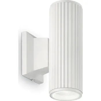 Venkovní osvětlení IDEALLUX Venkovní nástěnné svítidlo Ideal Lux Base AP2 bianco 129457 bílé IP44 - IDEALLUX ILUX 129457