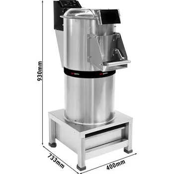 Kuchyňská škrabka G.Gastro Škrabka na brambory s filtrem - kapacita: 200 kg/h