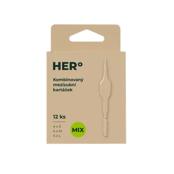 Dentální hygiena Herbai HERBADENT HERo mezizubní kartáčky MIX velikostí, 12 ks