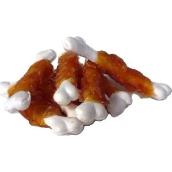 Pamlsek pro psa Kost kalciová obalená králičím masem 250 g