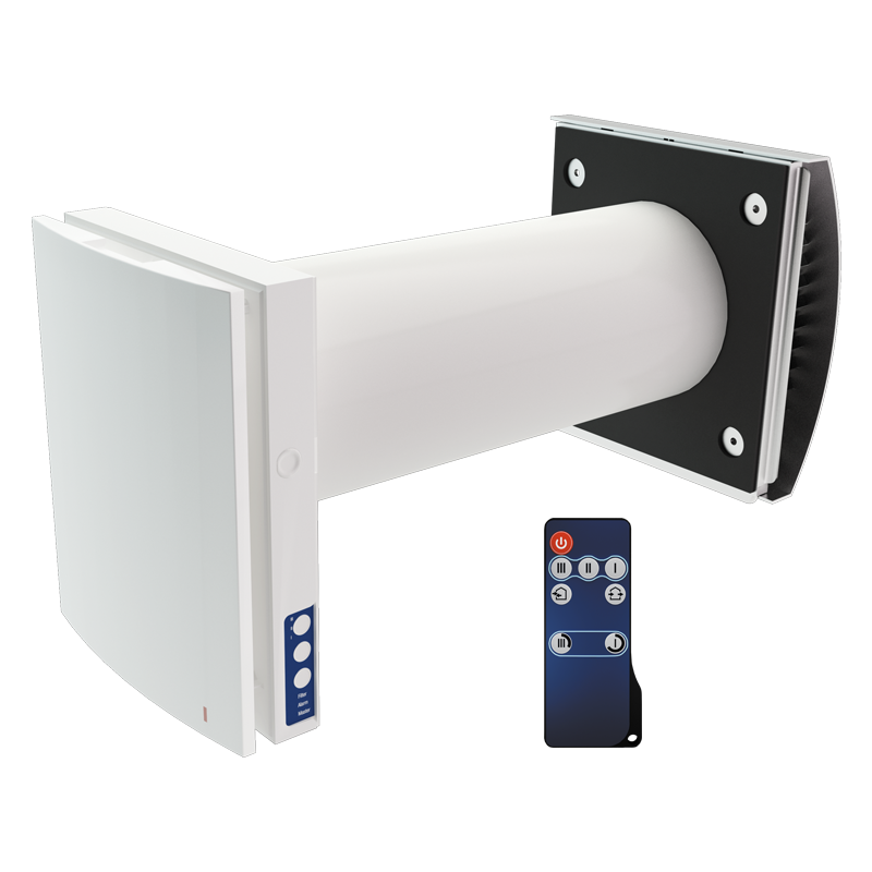 Blauberg Ventilatoren (Německo) Lokální rekuperace Blauberg Vento Expert Barva: Bílý kryt, Průtok vzduchu [m3/h]: do 50 až 108 m³/h