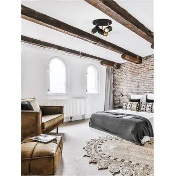 Bodové svítidlo NOVALUCE Bodové svítidlo POGNO černá a zlatý hliník GU10 3x10W IP20 220-240V bez žárovky - NOVA LUCE NV 9111438