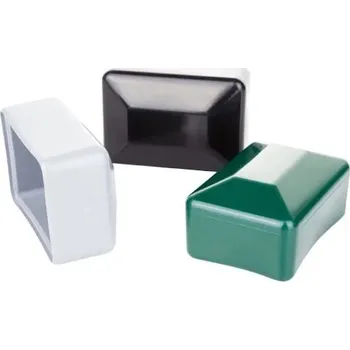 Plotový sloupek Plastová zátka obdelníková vnější na sloupek 18x30mm - různé barvy Barva: Hnědá