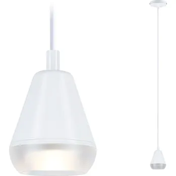 Svítidlo PAULMANN LED závěsné svítidlo Luia GU10 max. 10W satén/bílá - PAULMANN P 76991