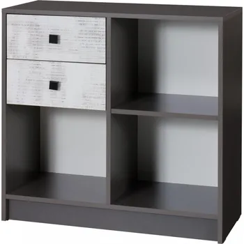 Knihovna Regál Tomio R13 levý grafit/enigma