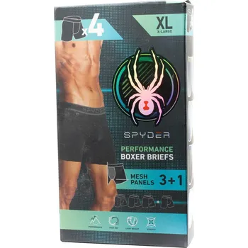 Boxerky 4PACK SPYDER Trenýrky Boxerky 4 kusy Balení Performance Boxer Brief