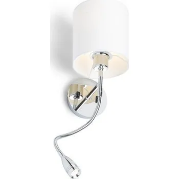 Nástěnné svítidlo RED - DESIGN RENDL VERSINA se stínidlem bílá chrom 230V E27 LED 28+3W 25° 3000K - RED - DESIGN RENDL RED R12955