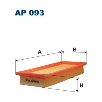 Auto-moto Vzduchový filtr FILTRON AP 093